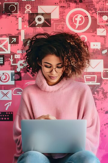 beautiful vibrant feminine charm social media imagery 802234 21923